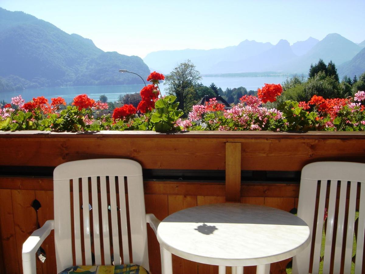 Fruehstueckspension Seeblick Sankt Gilgen Buitenkant foto